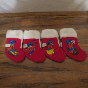 Vintage 1986 An American Tale Christmas Stockings set